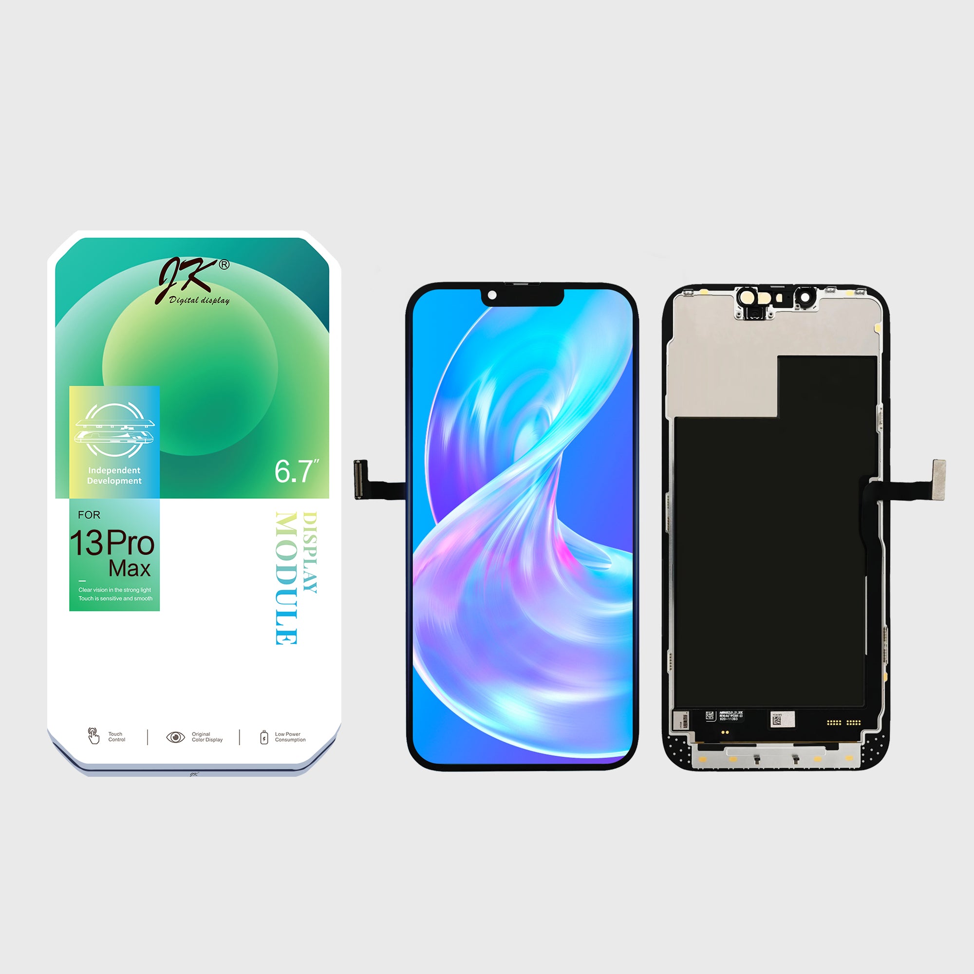 JK Soft OLED Screen Replacement for iPhone 13 Pro Max (Movable IC)
