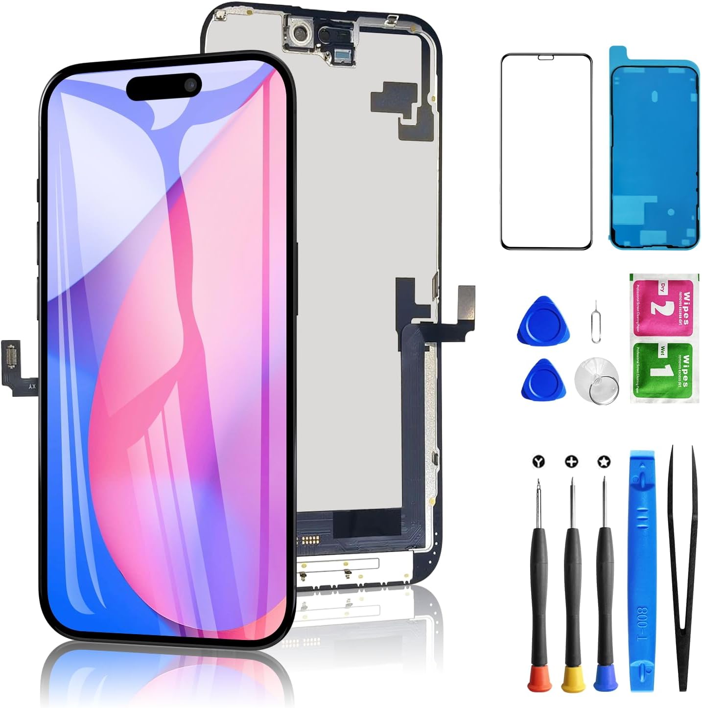 For iPhone 16 Plus LCD Screen Replacement (In-Cell)