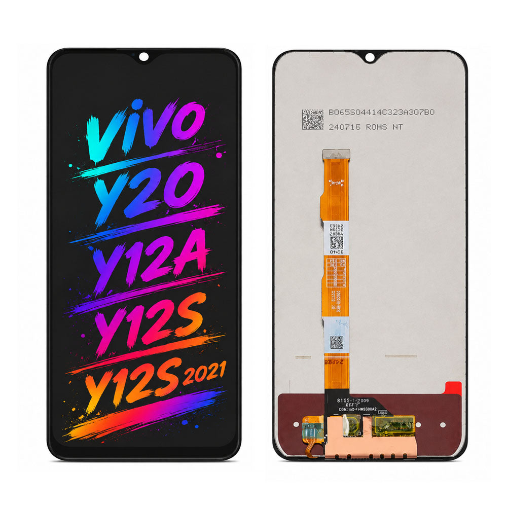Compatible for Vivo Y20 / Y12A / Y12S / Y12S 2021 Screen Assembly – Premium Replica Original Style Display