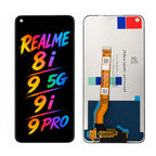 Compatible for Realme 8i / 9 5G / 9i / 9 Pro Screen Assembly Replacement – High Brightness & True Color Display