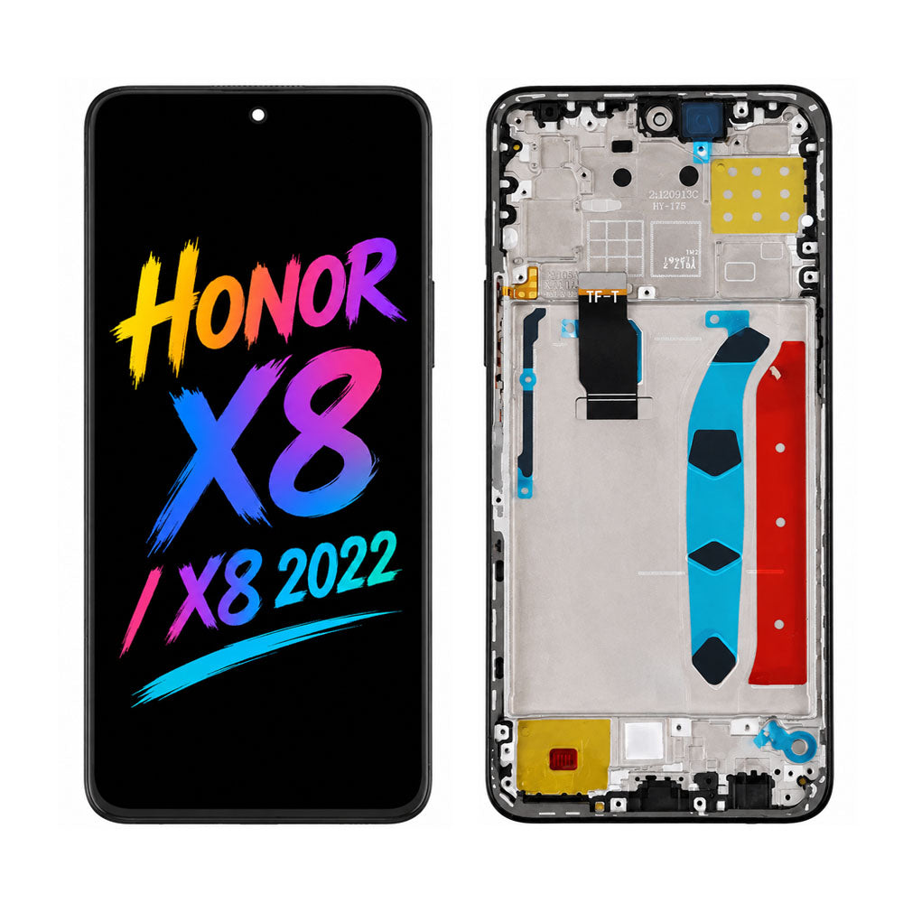 Honor X8 / X8 2022 LCD Display Assembly – Original Pressed Screen with Natural Color Accuracy & Bright Visuals