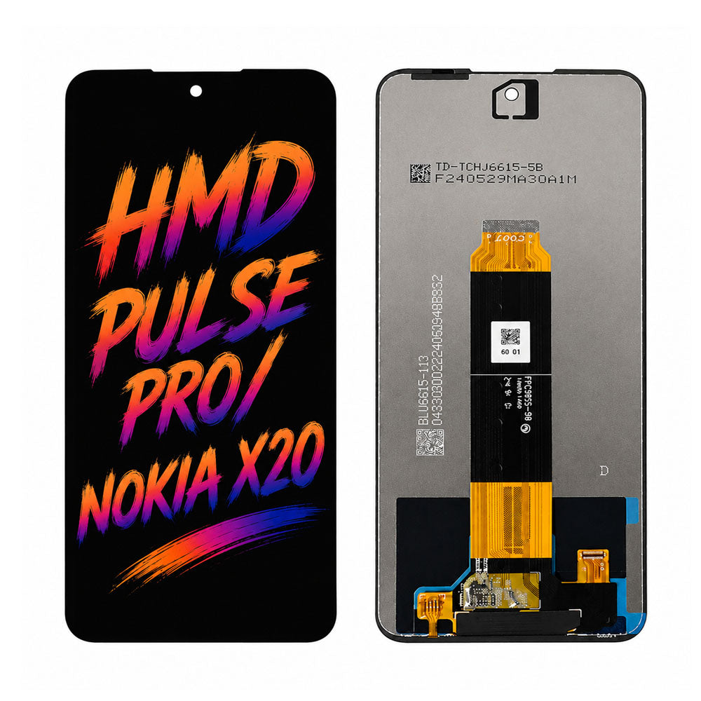 HMD Pulse Pro / Nokia X20 Incell LCD Screen Assembly Replacement – High Brightness & True Color Restoration