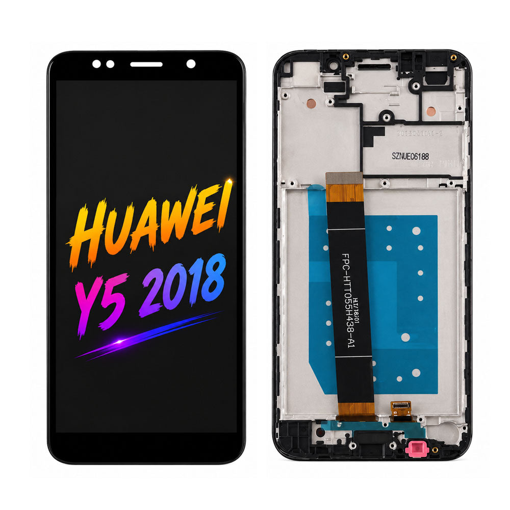 Huawei Y5 2018 LCD Screen Assembly – Original Pressed Replacement with Natural Color & High Brightness