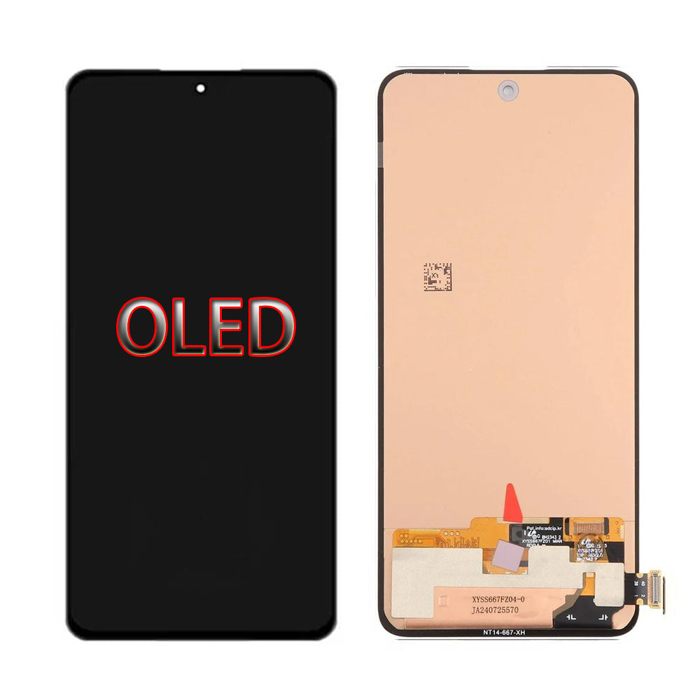 Xiaomi Redmi Note13 4G / Note14 4G / Note14 5G Universal OLED Frameless Screen Assembly