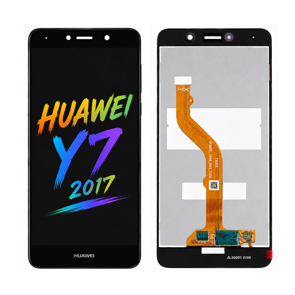 Huawei Y7 2017 LCD Screen Assembly – Original Pressed Replacement with Natural Color & High Brightness Display
