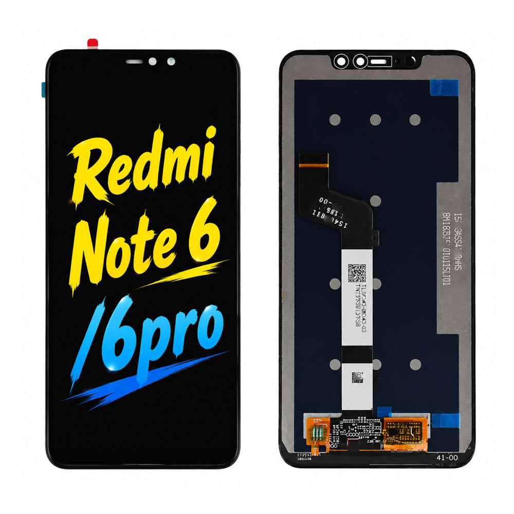 Redmi Note 6 / 6 Pro INCELL Screen Assembly (Original Compatible) – Frameless, Sharp & Vivid Display