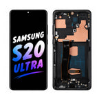 Original Samsung Galaxy S20 Ultra G988 AMOLED Display Combo with Frame Complete Screen Replacement Touch Digitizer Module OEM Quality Repair Unit