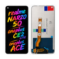 Compatible for Realme Narzo 50 / OnePlus Nord CE 2 Lite / OnePlus Ace Screen Assembly Replacement – High Brightness & Vivid Color Display