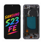 Samsung Galaxy S23 FE OLED Display Replacement Kit with Frame Full Screen Assembly Touch Digitizer Panel Durable Repair Component