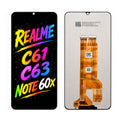 Compatible for Realme C61 / C63 / Note 60X Screen Assembly Replacement – High Brightness & Clear Color Display