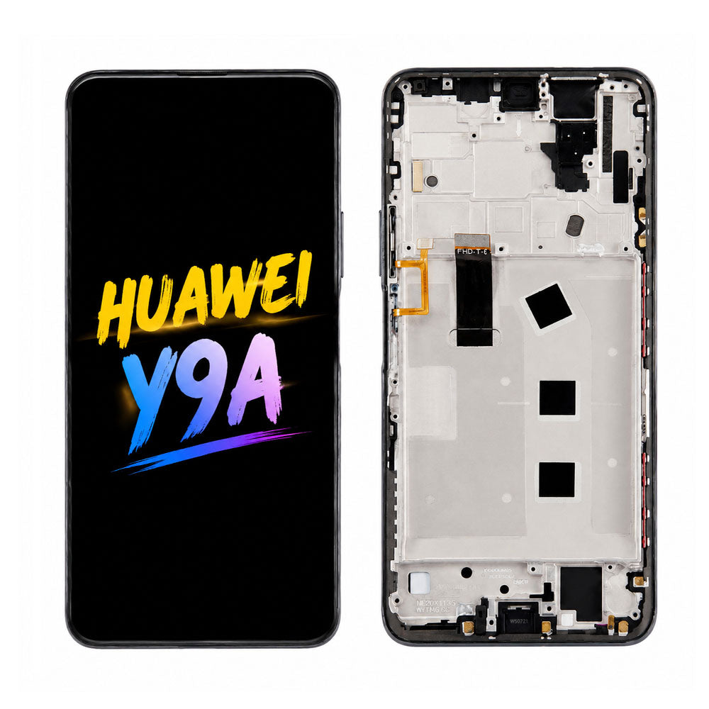 Compatible for Huawei Y9A Screen Assembly Replacement – Original Pressed Display with High Brightness & Natural Colors