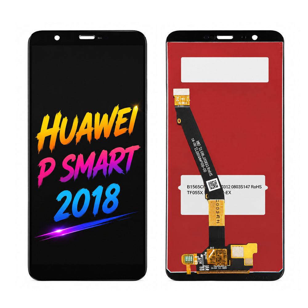 Huawei P Smart 2018 Display Screen Assembly – Original Pressed Replacement with Natural Color & High Brightness