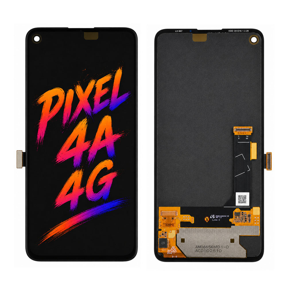 Google Pixel 4a 4G Original Screen Assembly Refurbished with New Front Glass – Vivid Colors & High Brightness