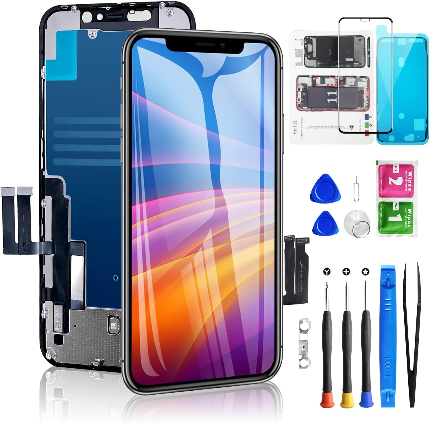 For iPhone 11/XR  LCD Screen Replacement (In-Cell)