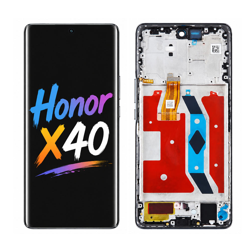 Honor X40 Display Screen Assembly – Original Pressed Replacement with Natural Colors & Ultra Bright Visuals