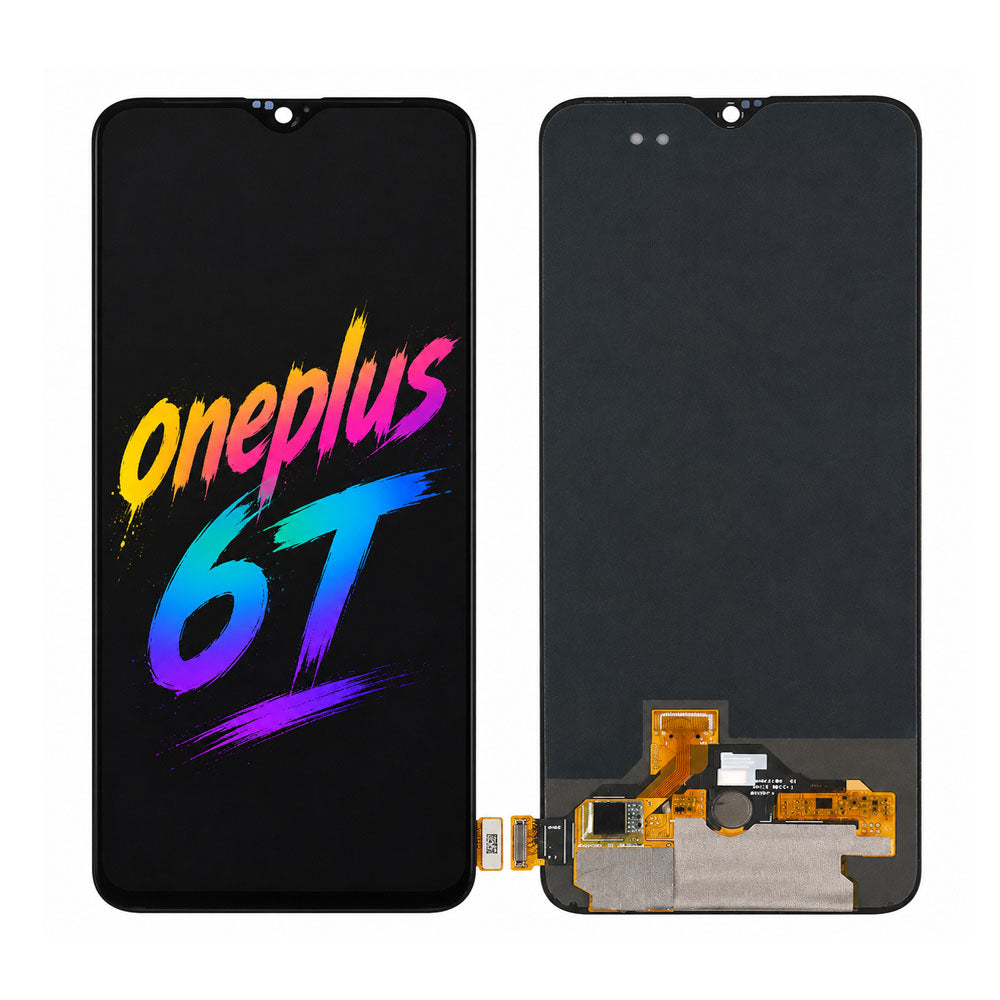 For OnePlus 6T Original Refurbished Screen Assembly (Frame Not Included) – True Color Restoration, High Brightness & Responsive Touch