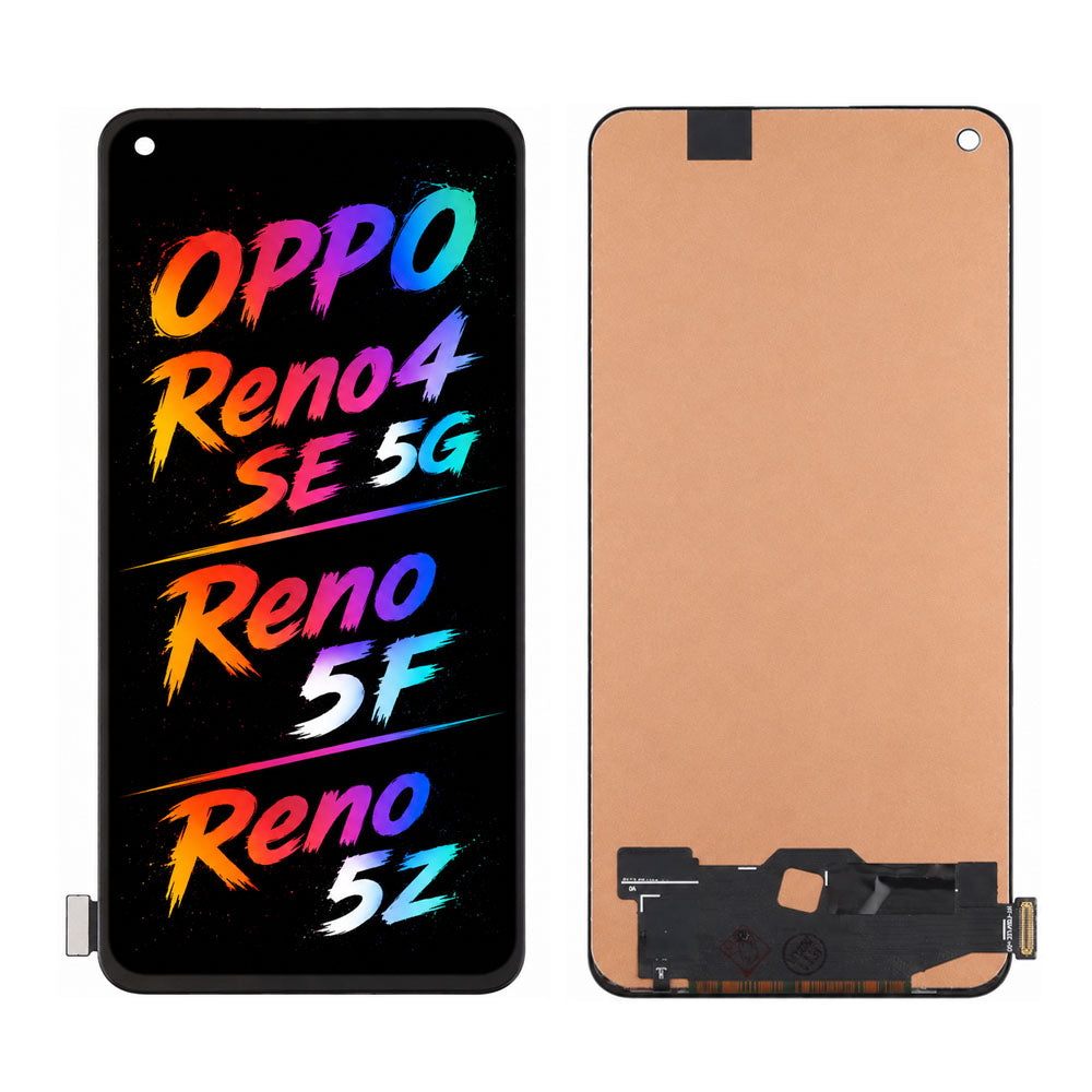 Compatible for OPPO Reno 4 SE 5G / Reno 5F / Reno 5Z Screen Assembly Replacement – High Brightness & Vivid Color Display