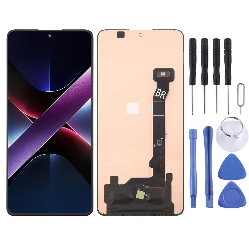 Xiaomi POCO X7 Pro Incell Frameless Screen Assembly – True-to-Life Colors & High-Brightness Display Replacement