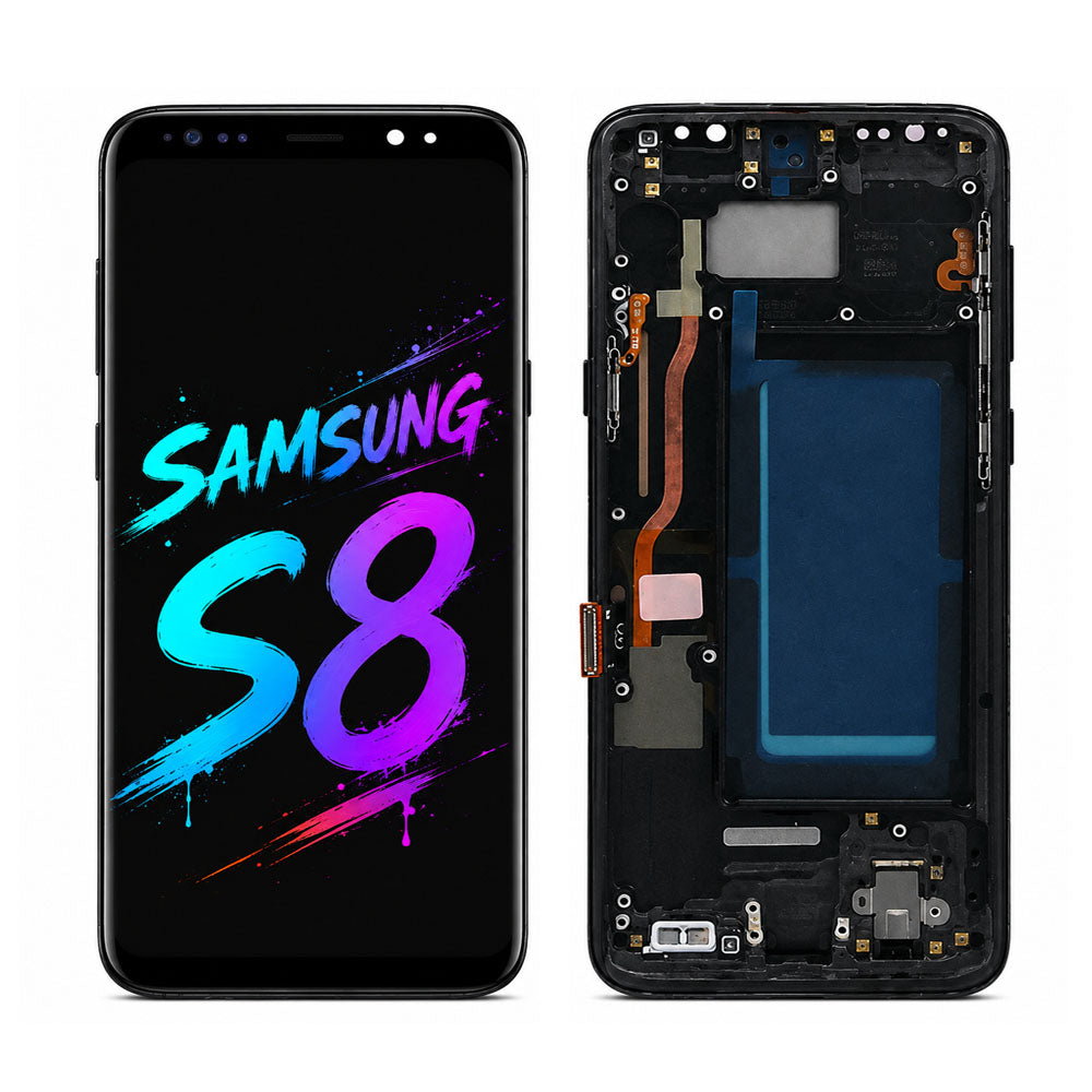 Samsung Galaxy S8 OLED Screen Replacement – Soft Flexible Display Assembly (G950)