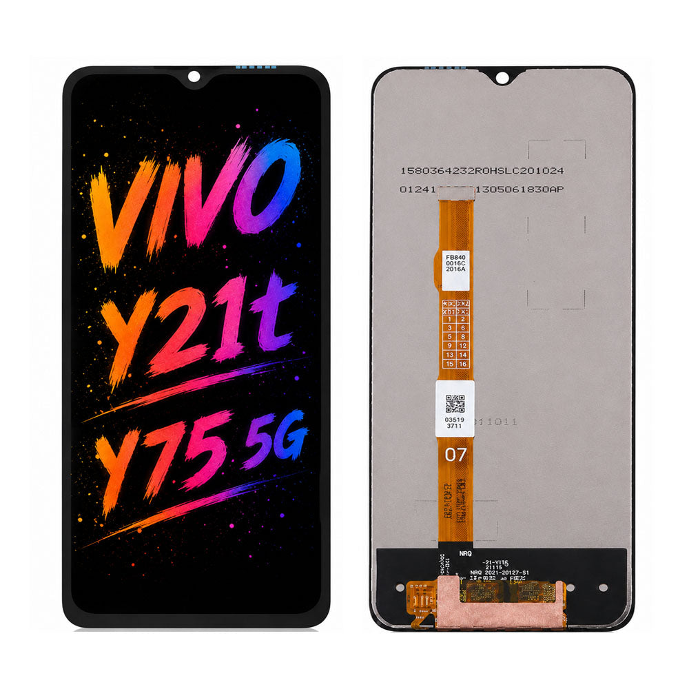 Compatible for Vivo Y21T / Y75 5G Screen Assembly Replacement – High Brightness & Clear Color Display