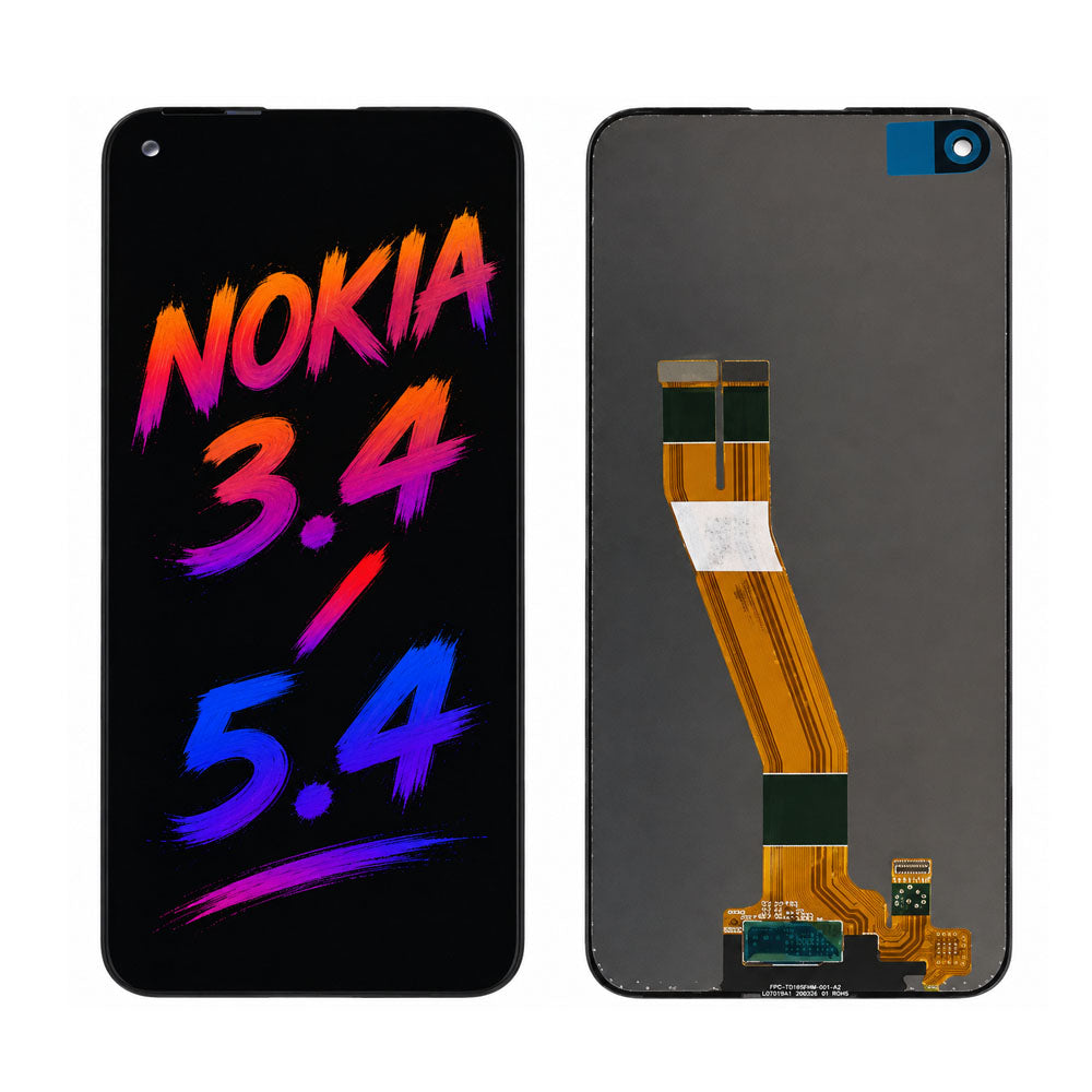 Nokia 3.4 / 5.4 Incell LCD Screen Assembly Replacement – Vivid Colors, High Brightness Display
