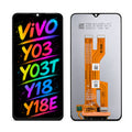 Compatible for Vivo Y18 / Y18E / Y03 / Y03T Screen Assembly Replacement – High Brightness & Clear Color Display