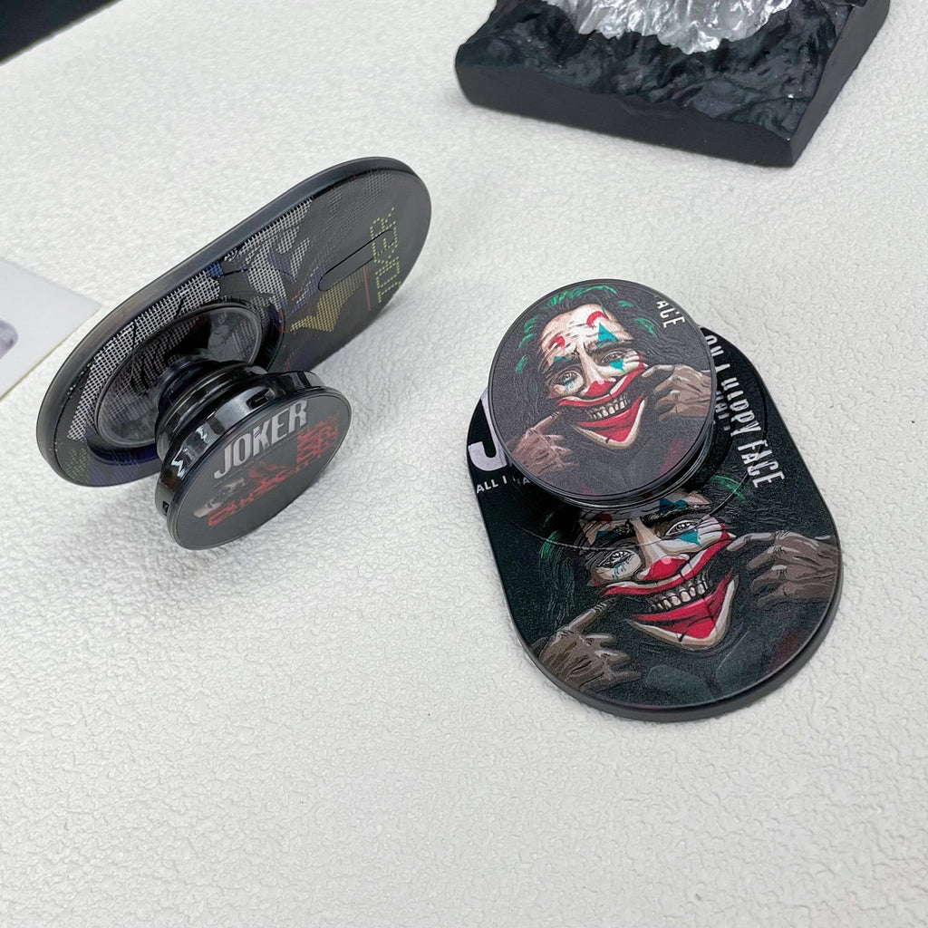 Magnetic Phone Grip Stand – Adjustable Holder for iPhone & Cases