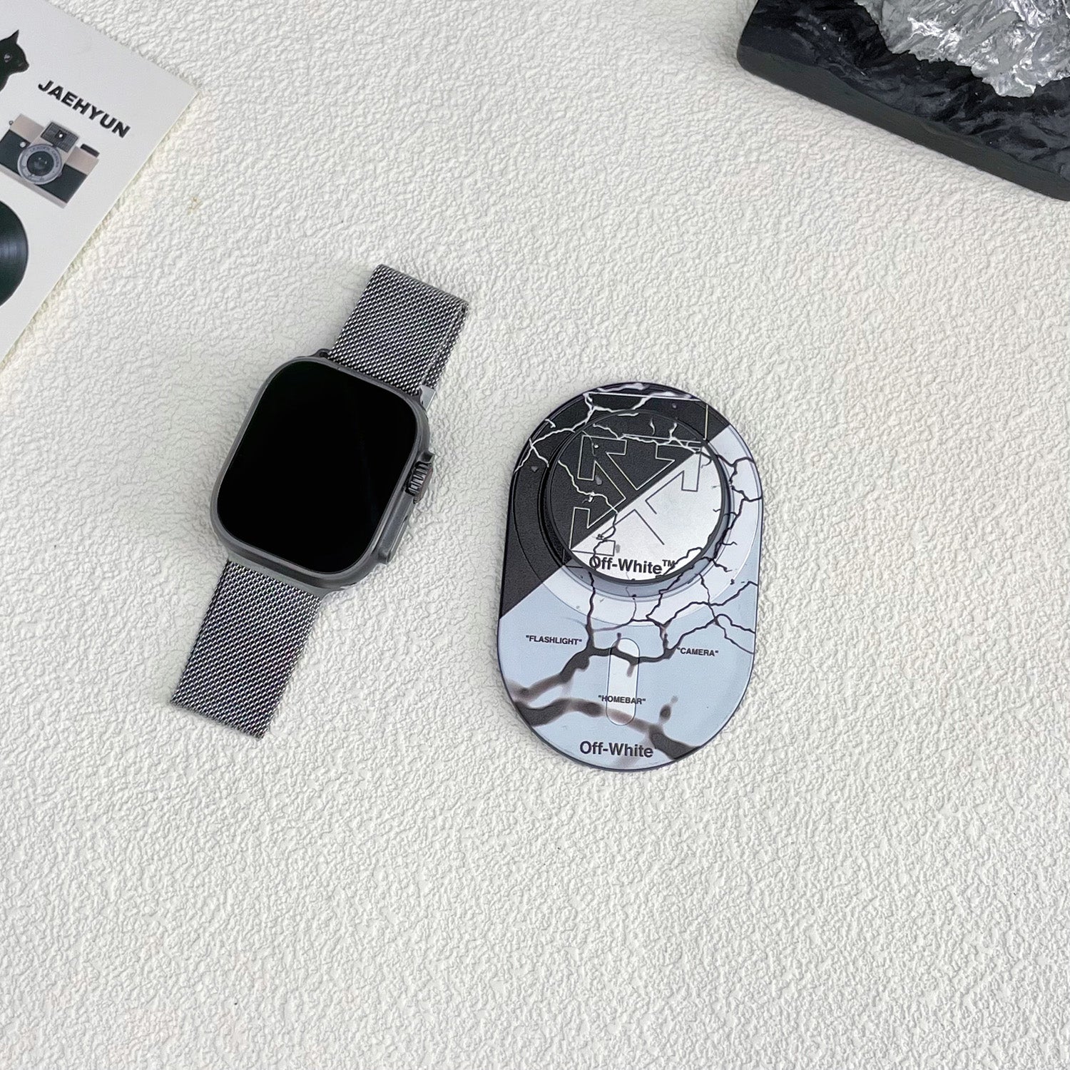 Magnetic Phone Grip Stand – Adjustable Holder for iPhone & Cases