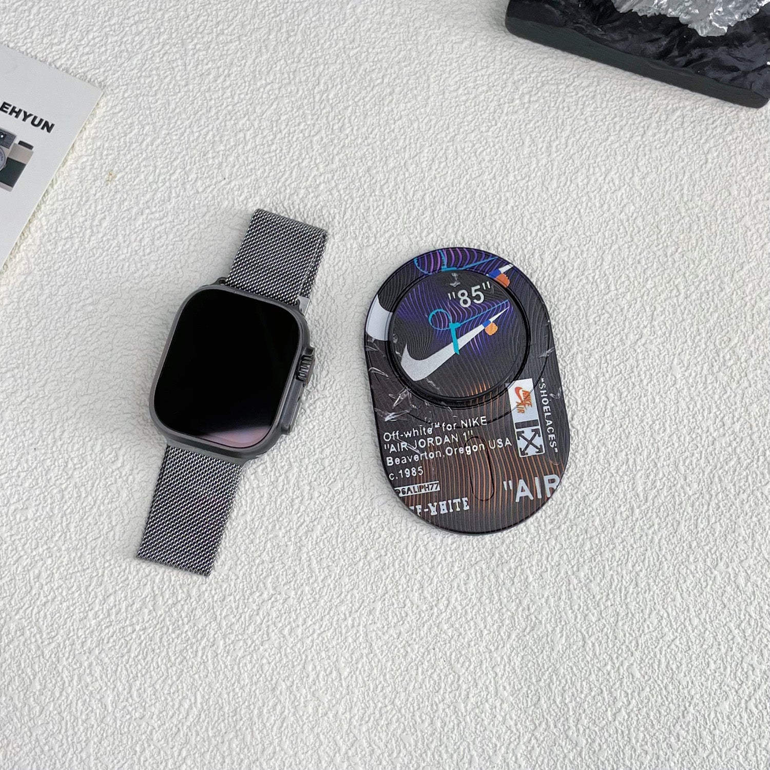 Magnetic Phone Grip Stand – Adjustable Holder for iPhone & Cases