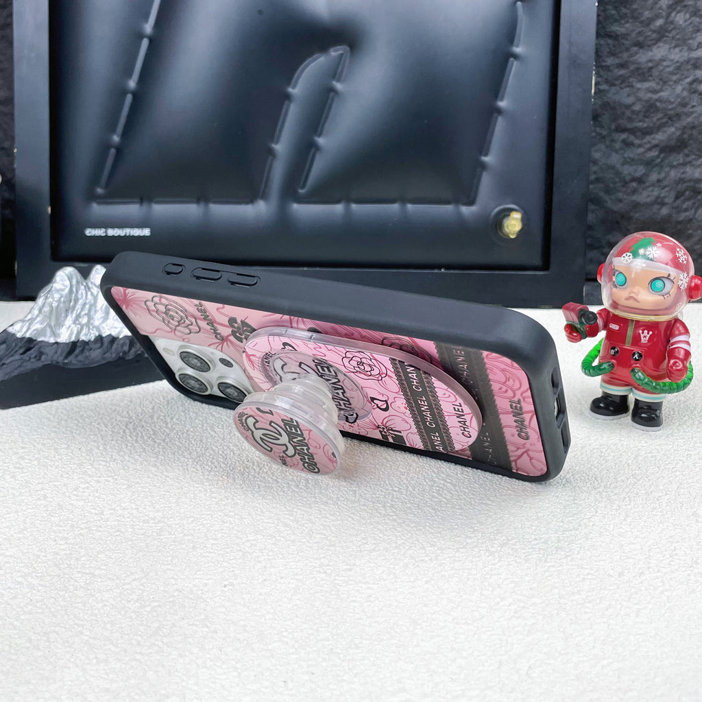 Magnetic Phone Grip Stand – Adjustable Holder for iPhone & Cases