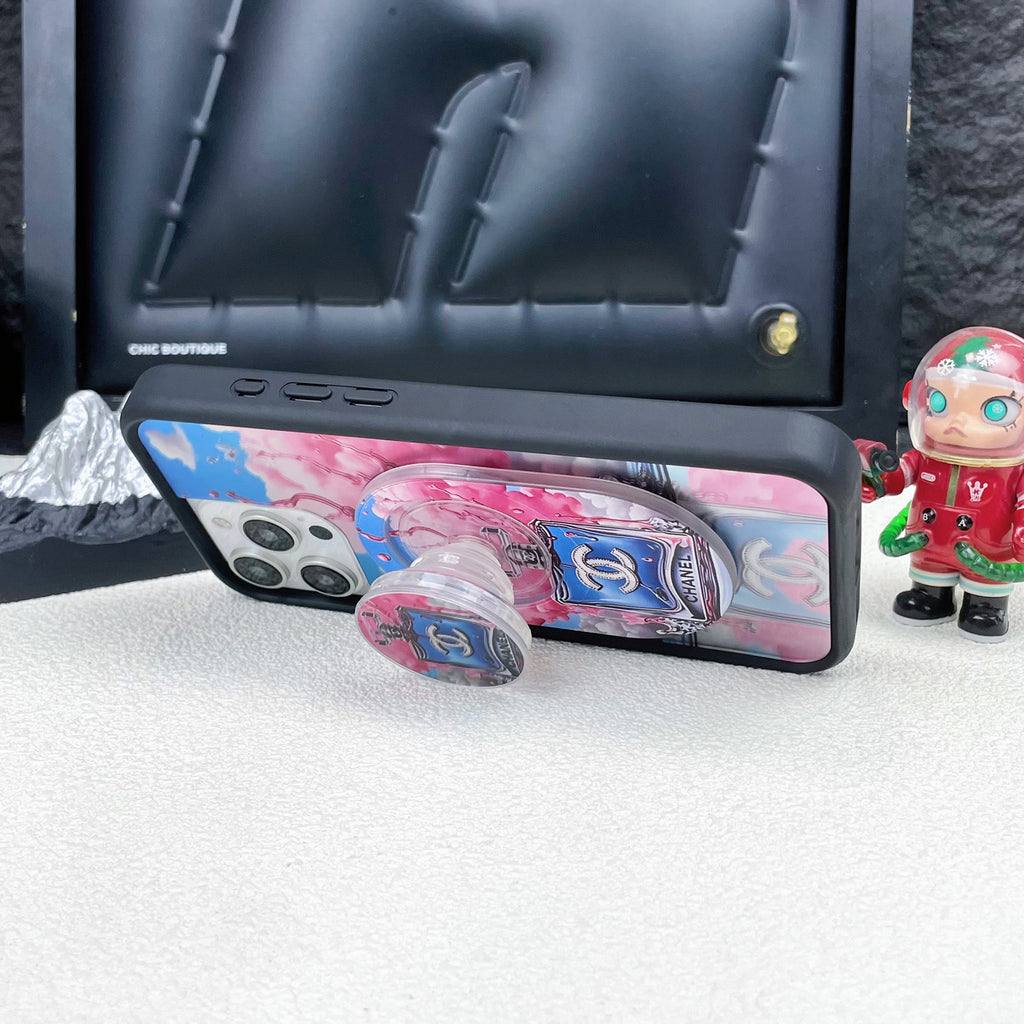 Magnetic Phone Grip Stand – Adjustable Holder for iPhone & Cases