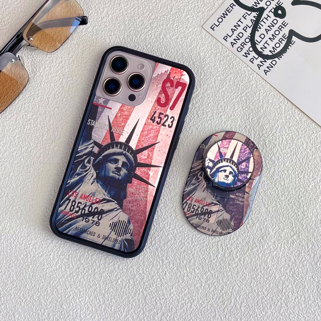 Magnetic Phone Grip Stand – Adjustable Holder for iPhone & Cases