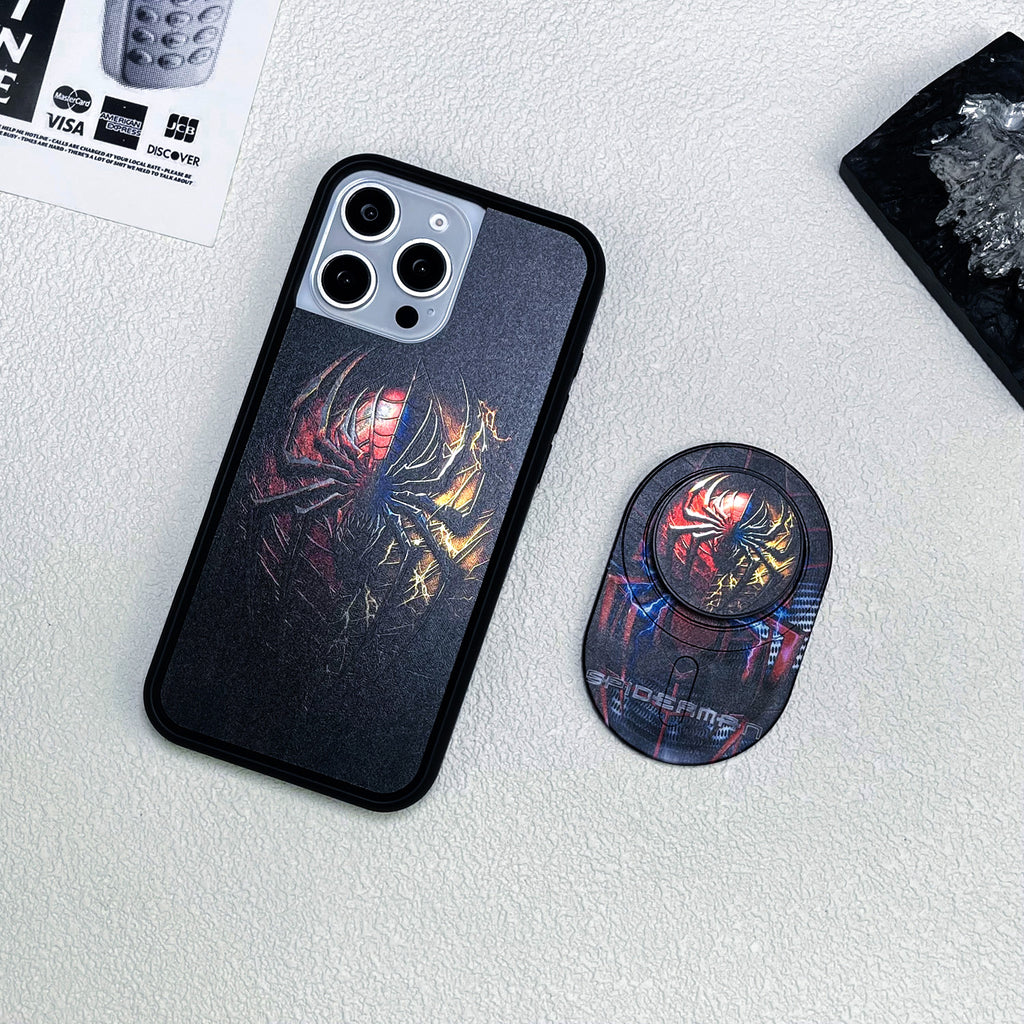 Magnetic Phone Grip Stand – Adjustable Holder for iPhone & Cases