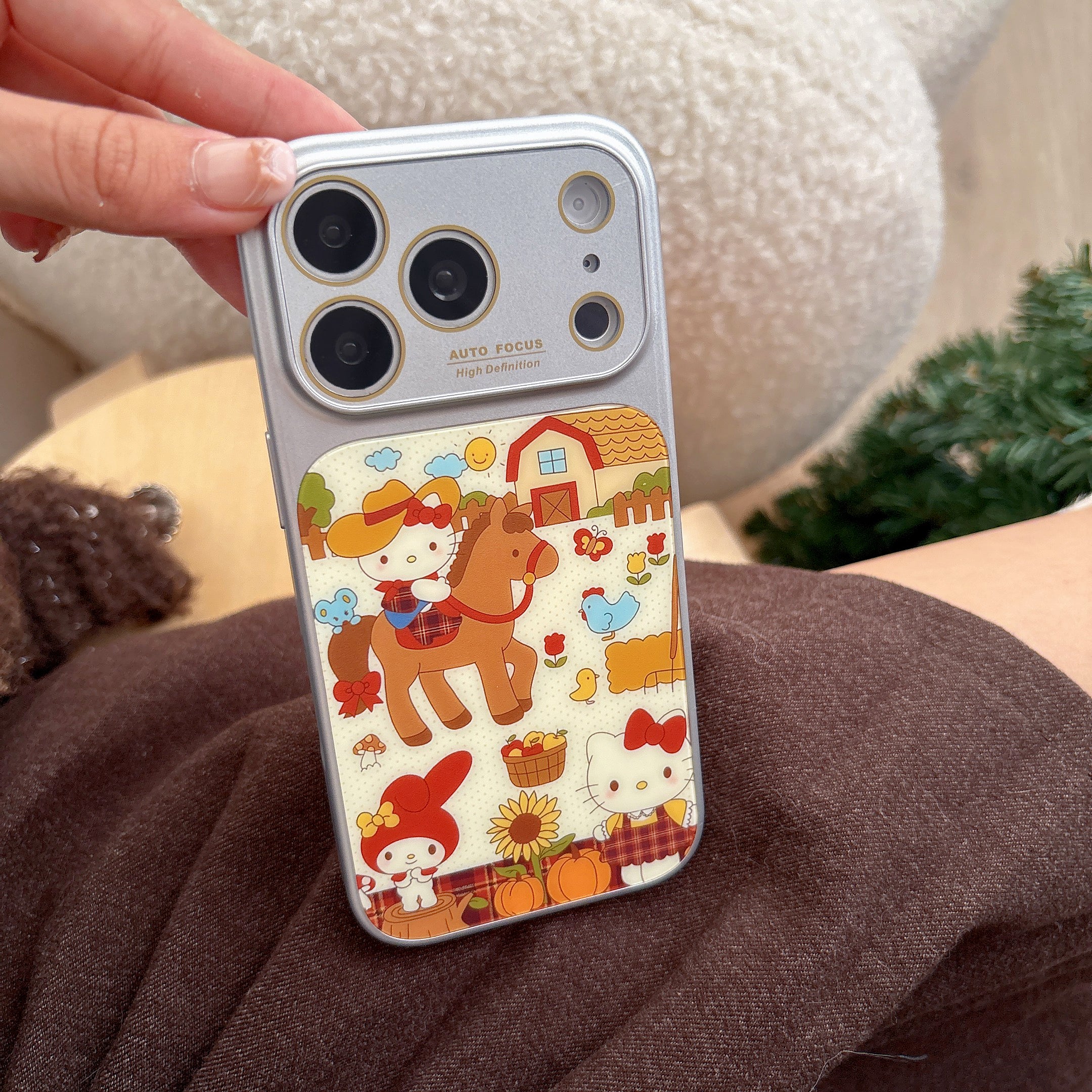 Stylish magnetic phone case