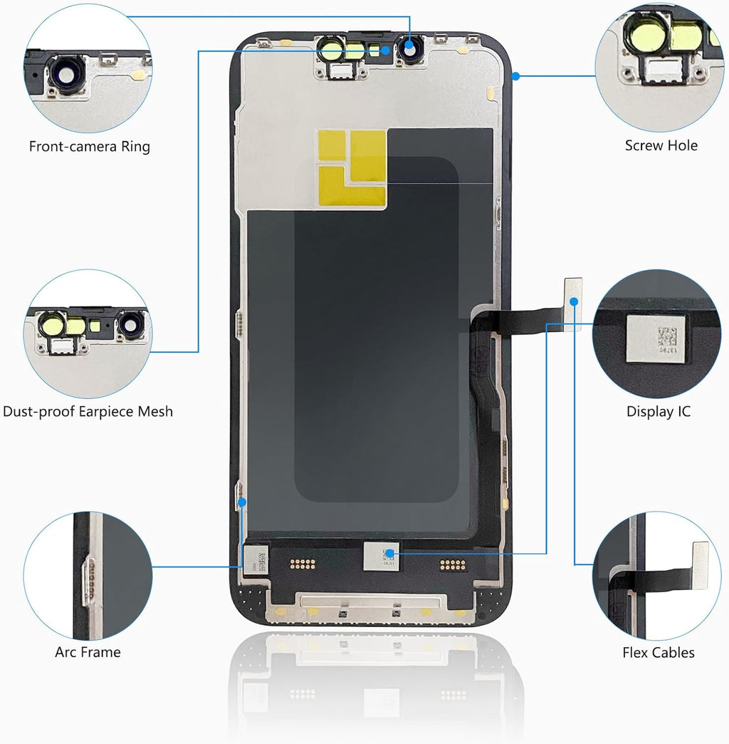 For iPhone 13 Pro LCD Screen Replacement ( In-Cell, IC Replacement)