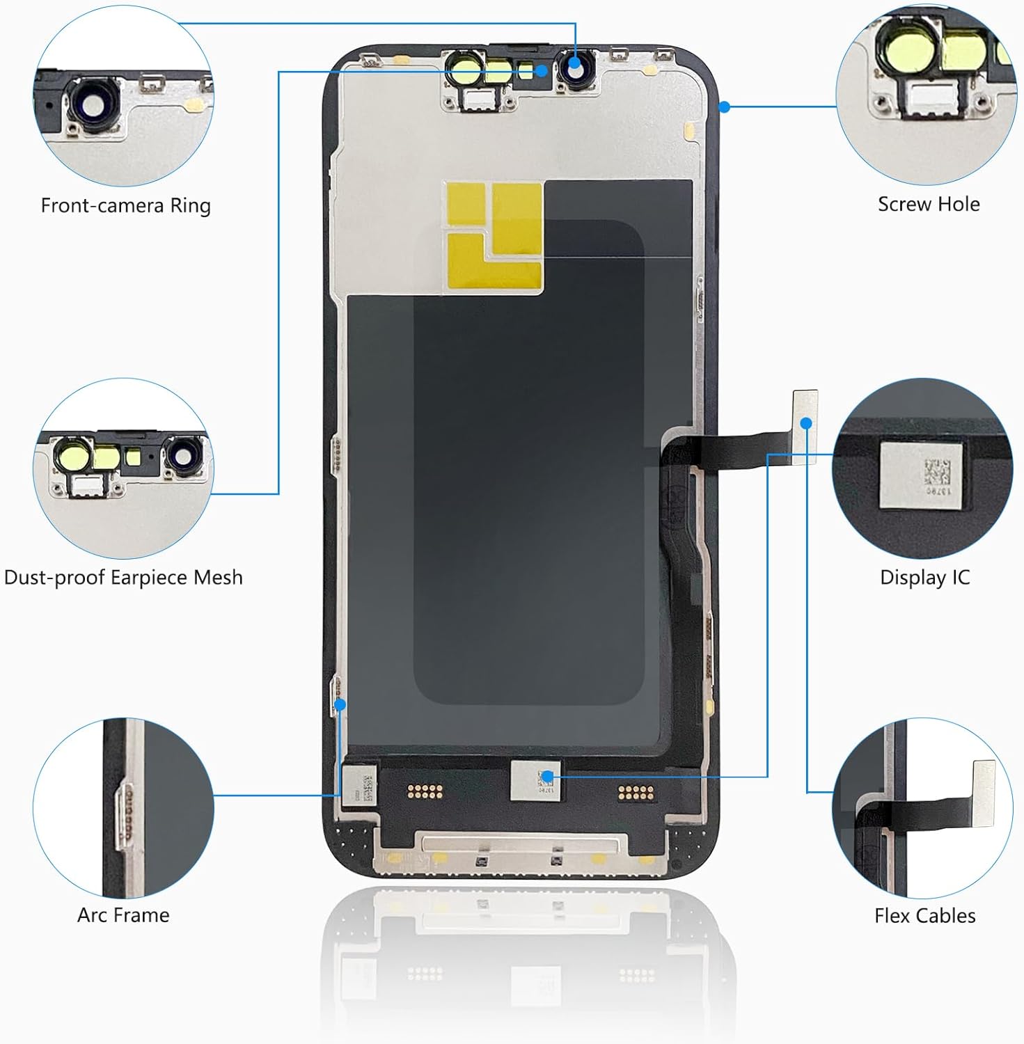 For iPhone 13 Pro LCD Screen Replacement ( In-Cell, IC Replacement)