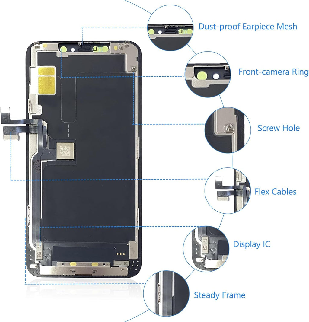 For iPhone 11 Pro Max LCD Screen Replacement (In-Cell, IC Replacement)