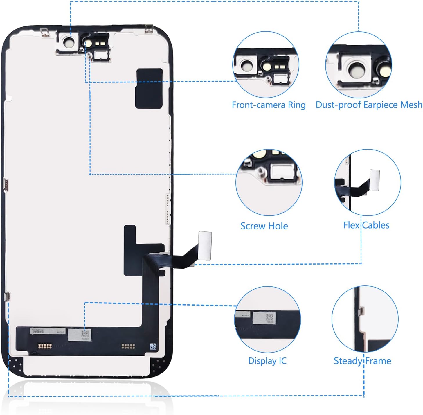 For iPhone 15 LCD Screen Replacement ( In-Cell, IC Replacement)