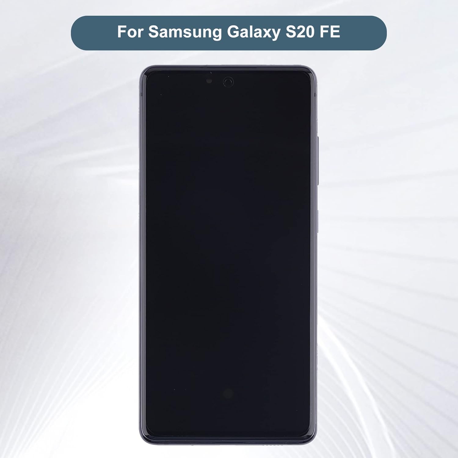 Original Samsung Galaxy S20 FE 4G AMOLED Full Display Assembly with Frame Complete Screen Replacement Touch Digitizer Genuine OEM Repair Component