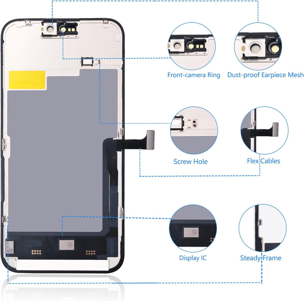 For iPhone 15 Pro Max LCD Screen Replacement ( In-Cell, IC Replacement)