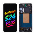 Samsung Galaxy S24 Plus OLED Screen Assembly with Frame Complete Display Replacement Touch Digitizer Module OEM Grade Repair Solution