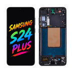 Samsung Galaxy S24 Plus OLED Screen Assembly with Frame Complete Display Replacement Touch Digitizer Module OEM Grade Repair Solution