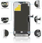 For iPhone 12 Pro Max LCD Screen Replacement (In-Cell, IC Replacement)