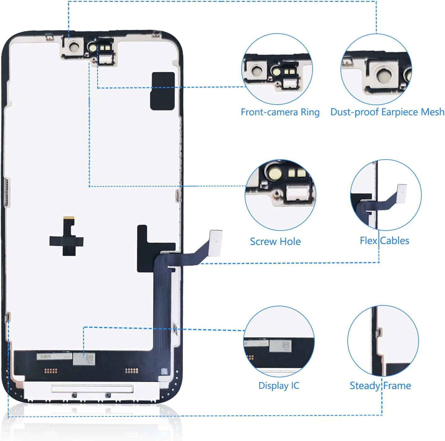 For iPhone 15 Plus LCD Screen Replacement ( In-Cell, IC Replacement)