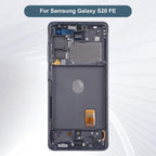 Original Samsung Galaxy S20 FE 5G AMOLED Screen Assembly with Frame Integrated Display Replacement Touch Digitizer Premium OEM Repair Solution