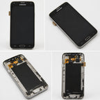 Original Samsung Galaxy S5 G900 Full Display Assembly with Frame AMOLED Screen Replacement Touch Digitizer OEM Quality Repair Component