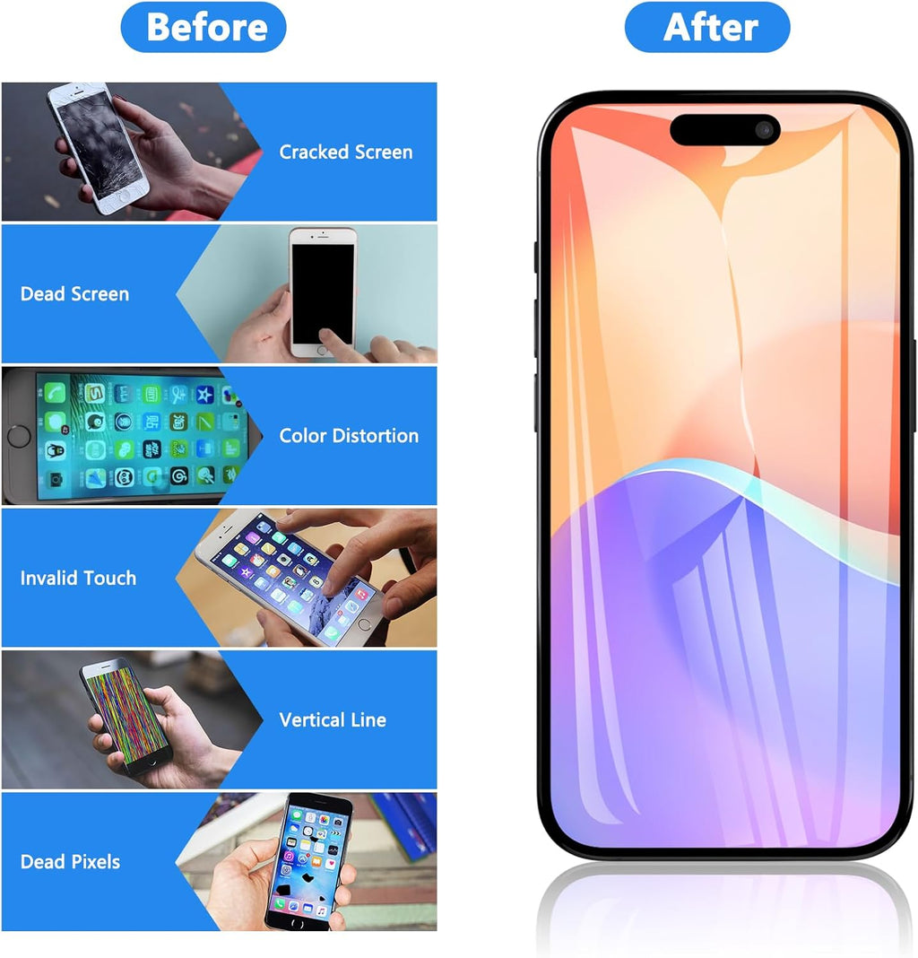 For iPhone 16 Pro Max LCD Screen Replacement (In-Cell)