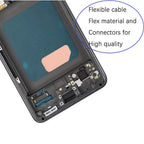 Original Samsung Galaxy S21 AMOLED Complete Screen Assembly with Frame Preinstalled Display Replacement Touch Digitizer OEM Grade Repair Part