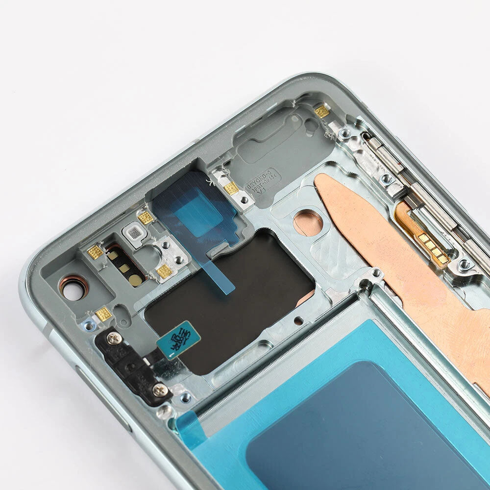 Original Samsung Galaxy S10e AMOLED Full Screen Assembly with Frame Complete Display Replacement Touch Digitizer OEM Quality Repair Part