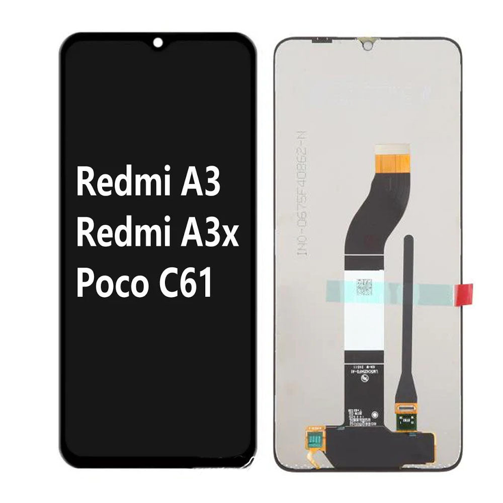 Xiaomi POCO C61 Redmi A3 / A3X Universal Incell Frameless Screen Assembly HD+ True Color High Brightness Display Replacement